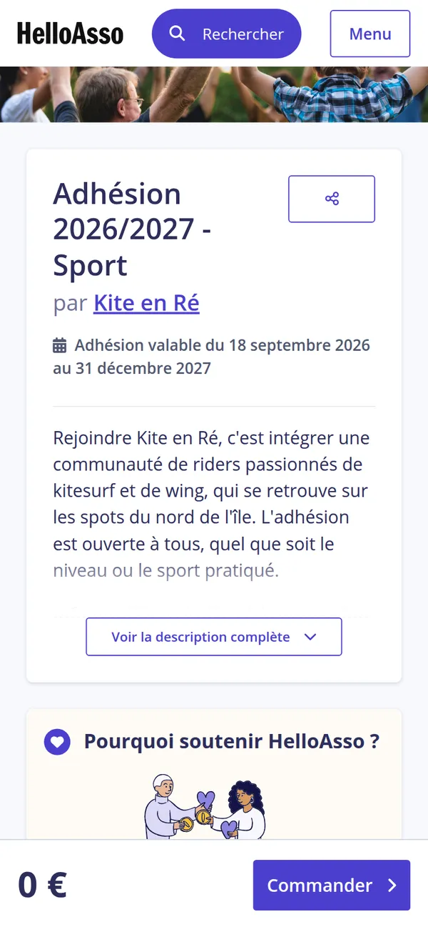 Ouvrir le formulaire